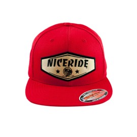 Chevron Unisex Snapback Trucker Hat, Red Baseball Hat