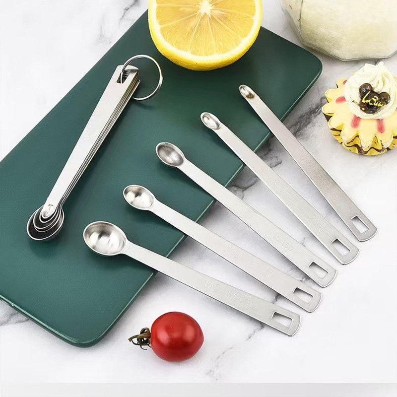 5Pcs Stainless Steel Mini Measuring Spoons Set