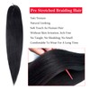 Pre-stretched Professional Braiding Perm Yaki Hair 20"-8packs/lot Hot Water Setting