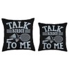 Talk Birdie To Me Throw Pillow