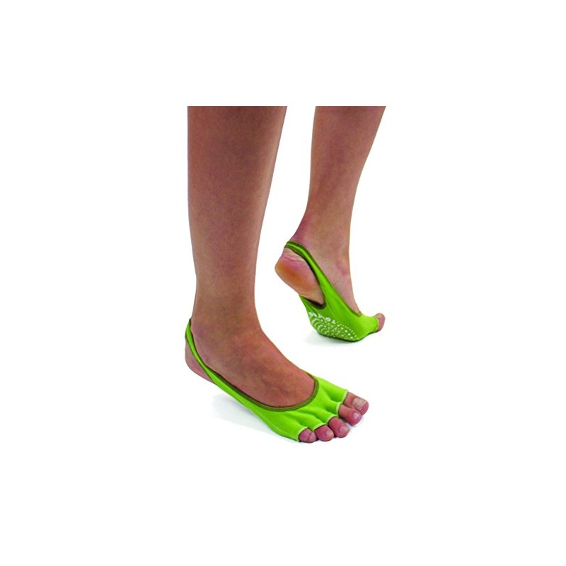TOETOE - YOGA&PILATES - Anti-Slip Sole Half Open-Toe Toe Socks