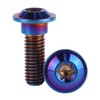 UHDFBDHF 6Pcs Titanium Bolt M8 x 20mm 25mm Motorcycle Rear