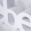 levandeo Set of 3 Wooden Lettering "Lebe Liebe Lach" White