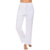 AvaCostume Women's Modal Cotton Lounge Pajama Pants White XL