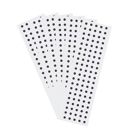 sourcing map 600 Pcs 3D Scanner Markers 0.4mm Low Reflective 3D Scanning Dots 3D Tracking Dots Reference Point 3D Target Diffuse Reflection Markers for Camera-based 3D Scanners(0.4x2mm)