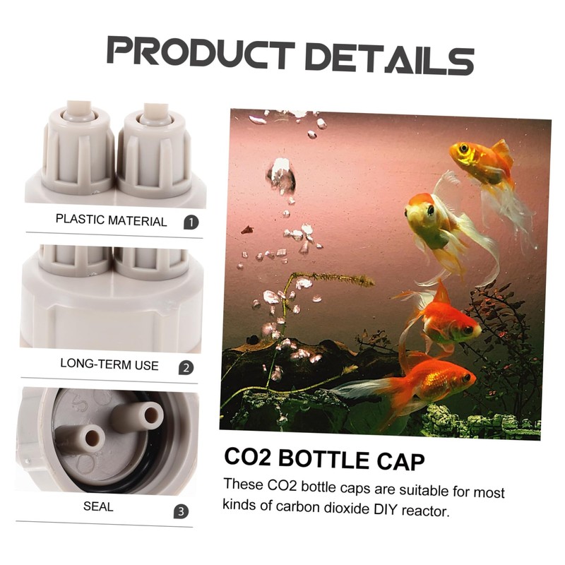 ABOOFAN 2Pcs DIY Cap for Aquarium Bottle Easy to Use