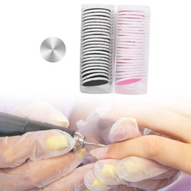 Folpus 50 Pieces Replaceable Sandpaper Discs for Feet Callus Remover Replacement Sanding Discs Set, Polishing Foot File Sandpapers, 25mm