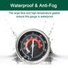 Quantfire Upgrade Replacement Thermometer for Big Green Egg,3.3" Grill Temperature