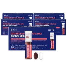 Chong Kun Dang Immune Duo Multi Vitamax 5 boxes, waterless liquid vitamin shot + 2 shopping bags / 종근당 이뮨 듀오 멀티 비타맥스 5박스 물없이 마시는 액상 비타민 샷+ 쇼핑백2매