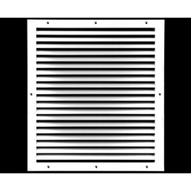 HVAC Premium 12'' X 20'' Aluminum Return Grille - Easy Air Flow - Linear Bar Grilles [Outer Dimensions: 13.875'' w X 21.875'' h]