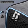 JTPAWS Foldable Expandable Soft-Sided Pet Carrier Bag for Cats &