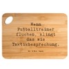 Mr. & Mrs. Panda Bamboo Chopping Board Saying Football Trainer