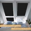 MUHOO Blackout Roller Blind, No Drilling, Skylight Roller Blinds 100%