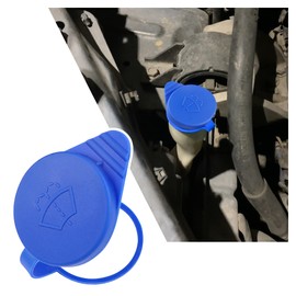Turcee ID 51mm /2'' Good Sealing Windshield Wiper Fluid Cap,Compatible with 2012-2018 Ford Focus Windshield Wiper Washer Fluid Reservoir Tank Bottle, Blue