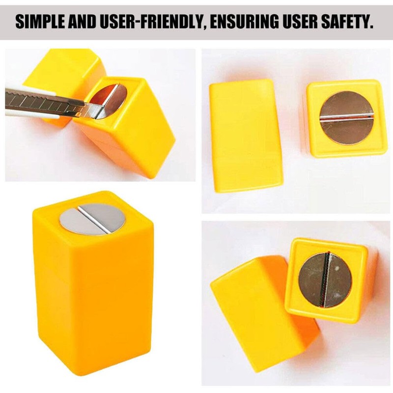 3pcs Blade Dispenser Case Disposable Razors Blade Box Sharps and
