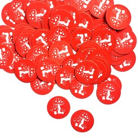 Nerdy Words Pilzkonfetti / Fliegenpilz / Papierkartonfetti (14,2 g) für Wald- oder Hippie-Geburtstagsfeiern