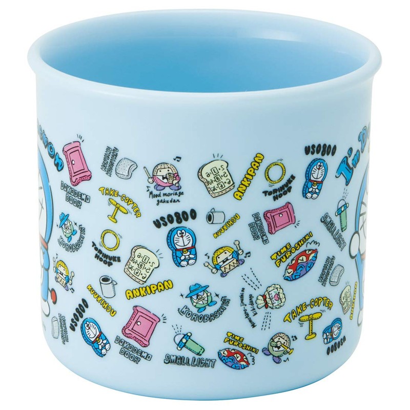 Skater Sanrio KE4AAG Antibacterial Cup, Dishwasher Safe, Ag+ Doraemon, Plush,