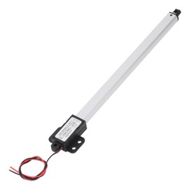Micro Linear Actuator, 12V DC 8 Inch Stroke 150N 4mm / s Speed Mini Electric Linear Actuator, Linear Motion Actuator for Robotics, Industrial Automation, Home Appliances