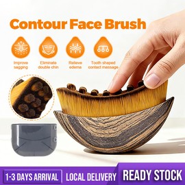 Lymphatic Eye Neck Care Brush Lifting Anti-wrinkle Facial Contour Brush Face Contour Scraping Fan Shape Lymphatic Brush Facial Circulating Brush Deswelling And Lymphatic Drainage Firming Contour Facial Brush轮廓面部刷