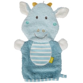 Fehn Wash Glove Donkey - Washcloth with Animal Motif for Happy Bathing Fun, for Babies and Children from 0+ Months 081442 Dragon Little Castle Dragon