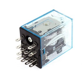 uxcell DPDT IEC255 Electromagnetic Power Relay Delay, DC 24V Coil, 14 Pin