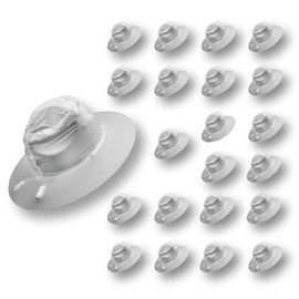 Phillips Brush Reusable Rain Cap Protective Hat Cover & Carrying Bag, Clear Color, Medium (7), Large (8), XL (7), 22 Total Covers – Police & Other Uniform Hat Rain Cover