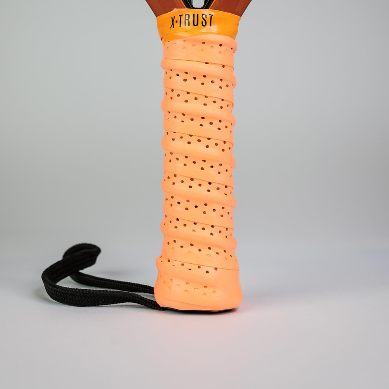 X-Trust Pro Overgrip Orange with Perforated Texture – Maximum Control