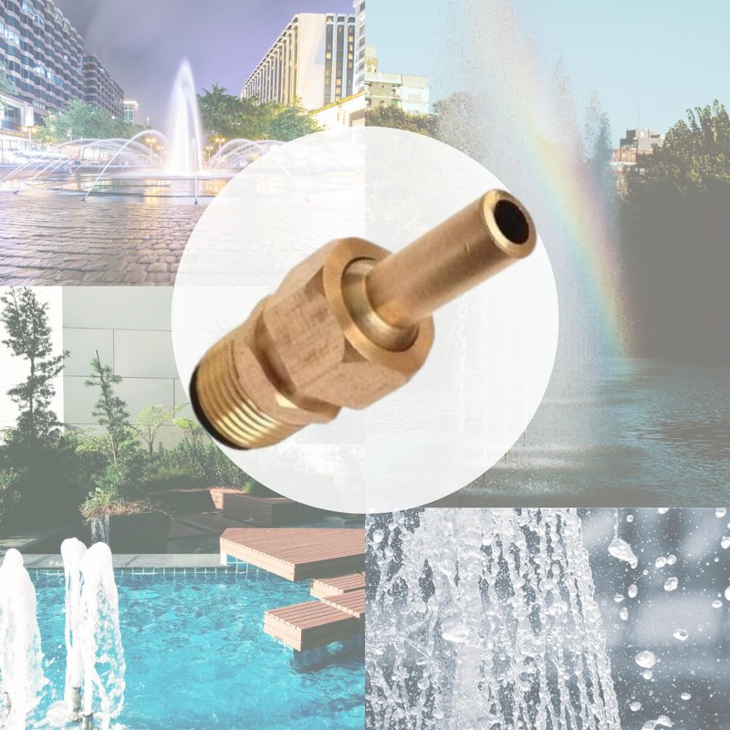 Southeastern Accessory 4 Pack Swimming Pool Spa Brass Deck Jet