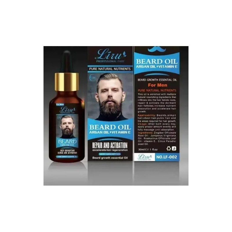 Serum Crecimiento Rápido Engrosamiento Barba Bigote