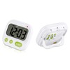 SEAFRONT Music/Vibration Digital LCD Alarm Clock Vibrating Alarm Clocks Under