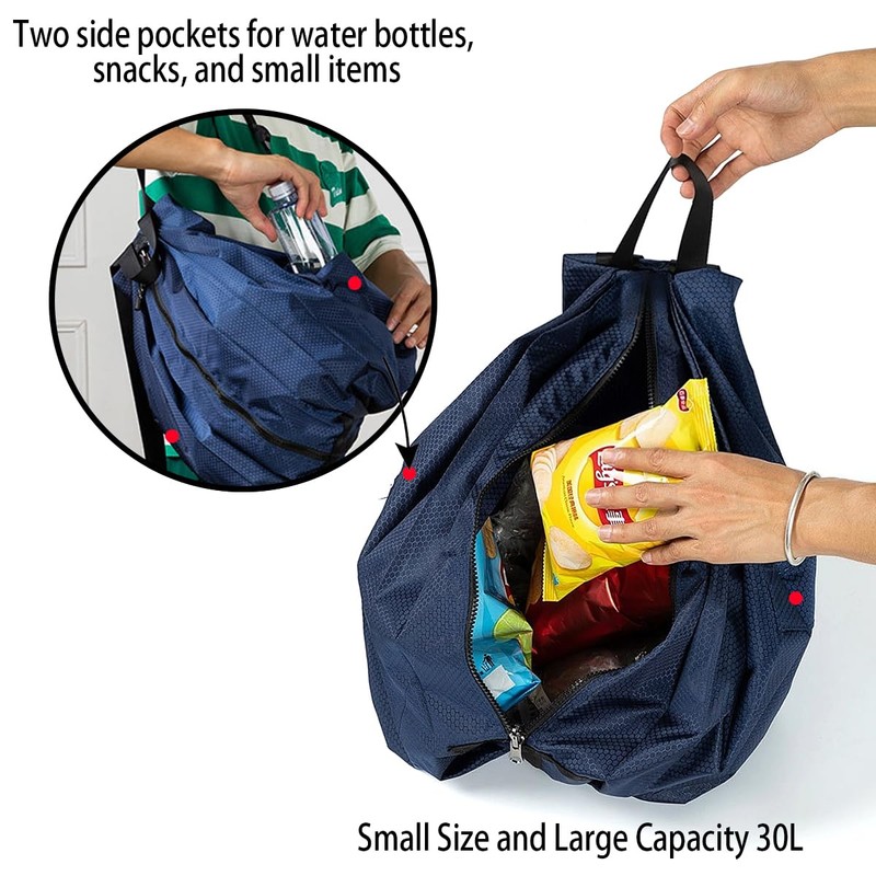 CAFINY Ultra Lightweight Waterproof Small Hiking Backpack Packable Foldable For