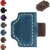 2026 New Magnetic Leather Pen Holder Bookmark, Secure Clip, Premium