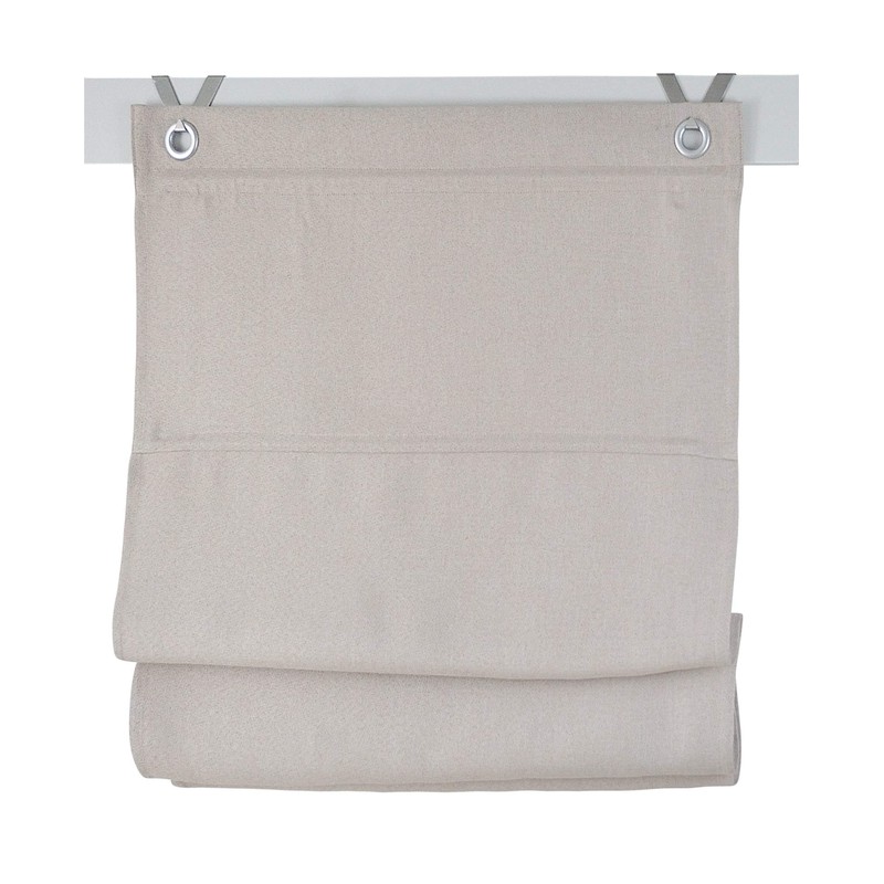 Kutti Dimout Roman Blind with Eyelets Cream Approx. 100 x