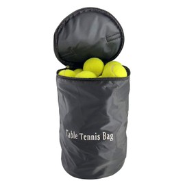 Tennis Ball Bag Portable Tennis Ball Basket 45 Capacity Tennis Balls Storage,Tennis Basket for Tennis Training,Tennis Balls Storage Bag,Baseball Ball,Table Tennis or Pickle Ball Bag Storage(Black)