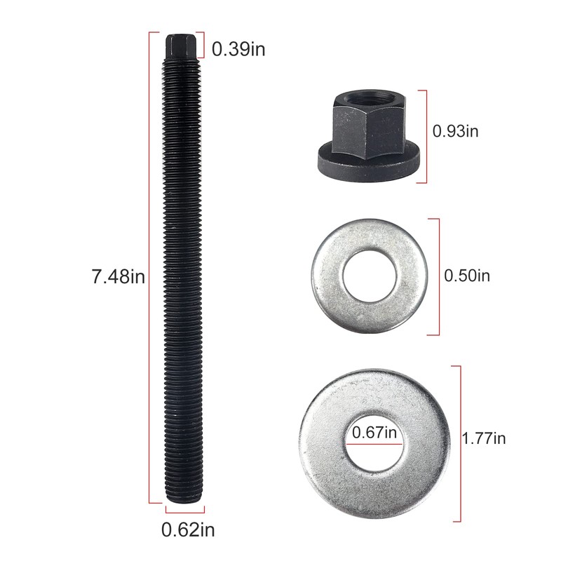 3mirrors Upgraded LS Harmonic Balancer Installer Crank Pulley Install Tool