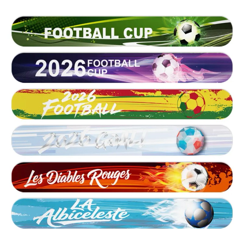 12 Pcs Juego De Pulseras Antiestrés Pop-it De Copa Del