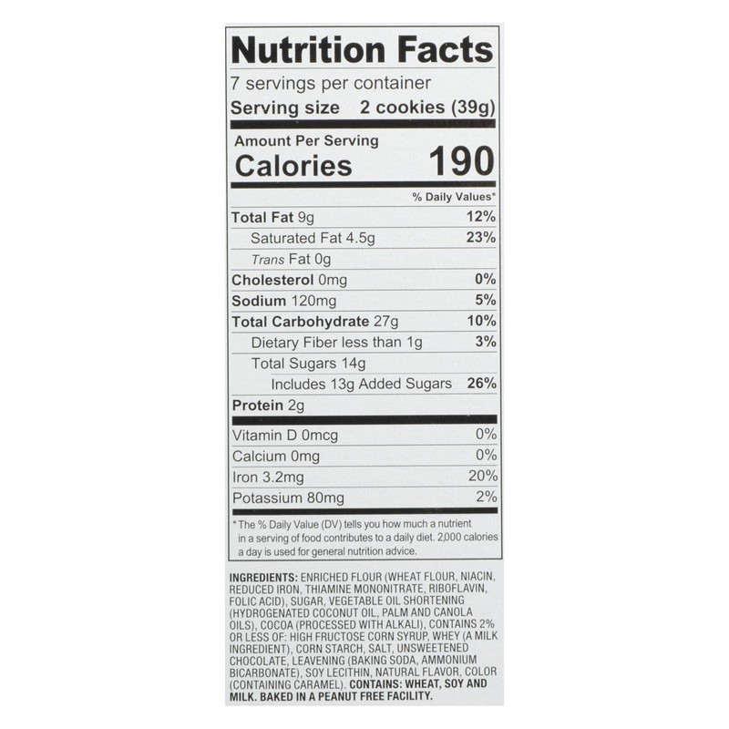Dare Foods Chocolate Fudge Creme Filled Cookie, 10.2 Ounce -