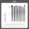 Jessup Brush Set Makeup Brush Eye Brush Set 16 Pieces