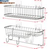 Simple Houseware Bathroom Adhesive Wall Mount Large 2-Tier Shower Caddy,