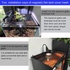 Magnetic Aquarium lid Fish Tank Hood top Cover Anti-Jumping net