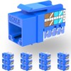 Rapink RJ45 Keystone Jack Cat6 10G Support, Keystone Jacks UTP