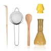 5PCS Resin Matcha Whisk Set, Easy-To-Clean Bamboo Macha Tools for