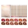 Long Lasting Lip Liner Set, 12pcs/set Matte Lip Liner, Easy