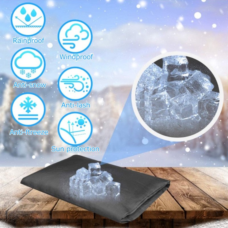 4pcs Faucet Protector Outdoor Tap Cover Antifreeze Protective Sleeve Insulated
