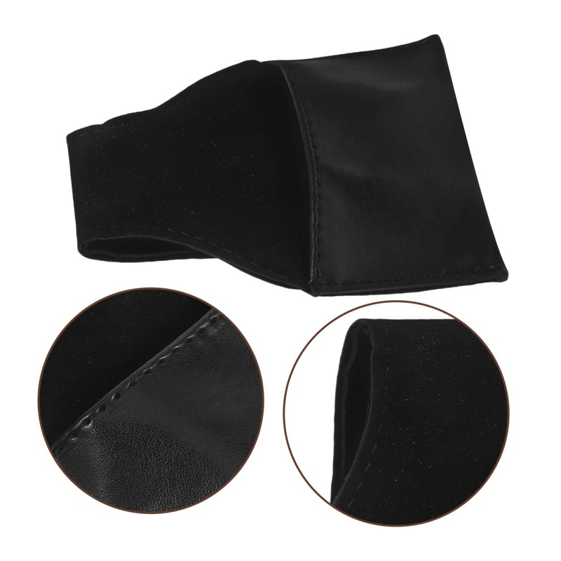 CORHAD Ergonomic Billiard Chalk Holder Pool Cue Clamp Bag Portable