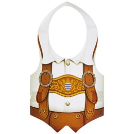Beistle 66860 Packaged Plastic Oktoberfest Vest, multicolor (one size)