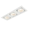 Saxby 78532 Xeno Matt White IP20 Indoor Triple Boxed Downlight