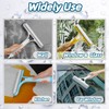 3-in-1 Window Cleaning Squeegee with Built-In Spray Bottle, Dual-Sided Sponge