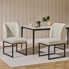 Yaheetech Upholstered Dining Chairs Modern Dining Room Chairs Stylish Kitchen