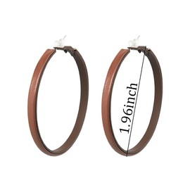 Large Hoops Earrings for Womens Holiday Earrings for Girls Fashion Dangle Drop Earrings Set Hypoallergenic Pierced Earrings for Women 70s Accessories for Adults Piercing Earrings Hoop for Teens